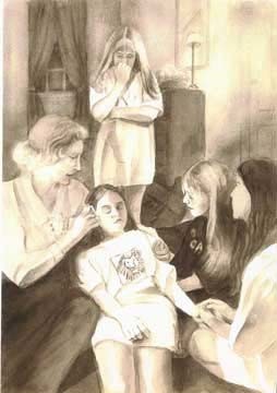 Interior illustrations for" The Magic Attic, The adventure Begins"