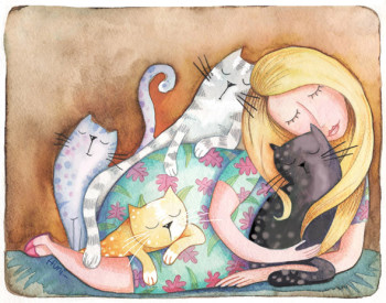 Mujer de los gatos - Woman of cats
