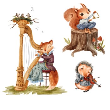 Vintage animals