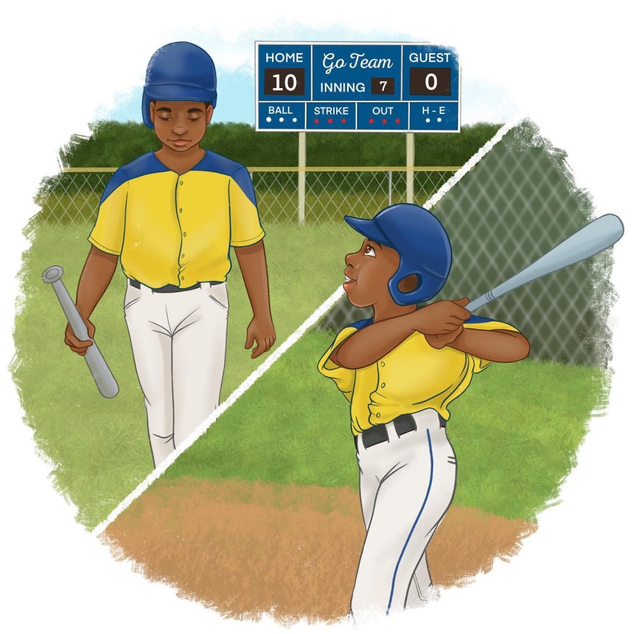Motivational Baseball Picture Book