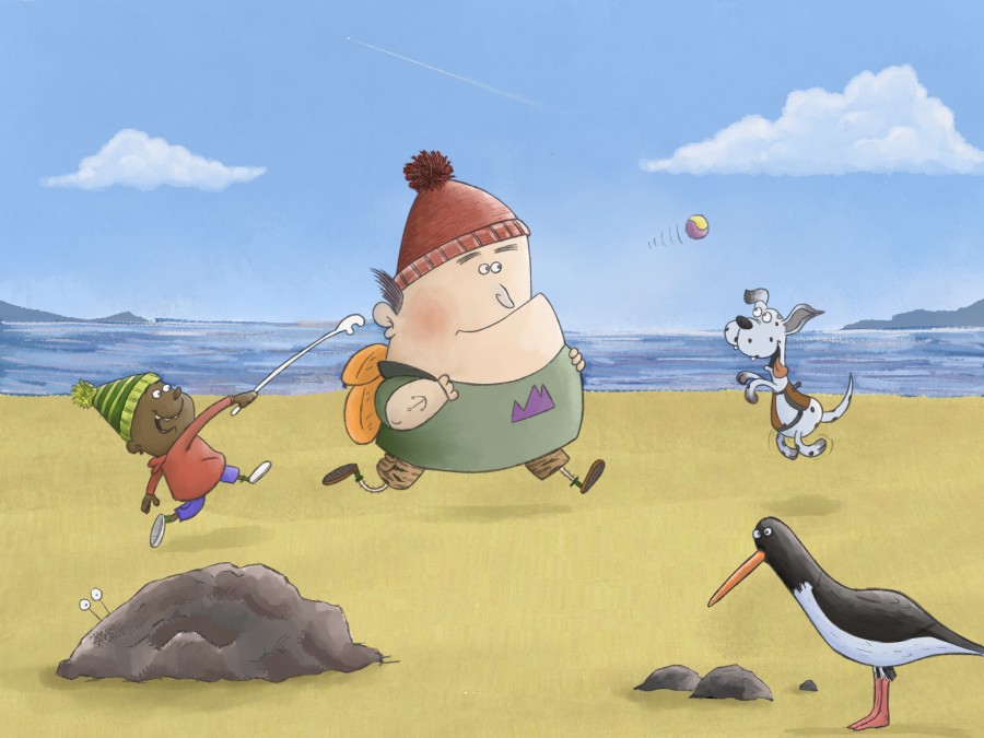 A Winter Stroll On The Beach