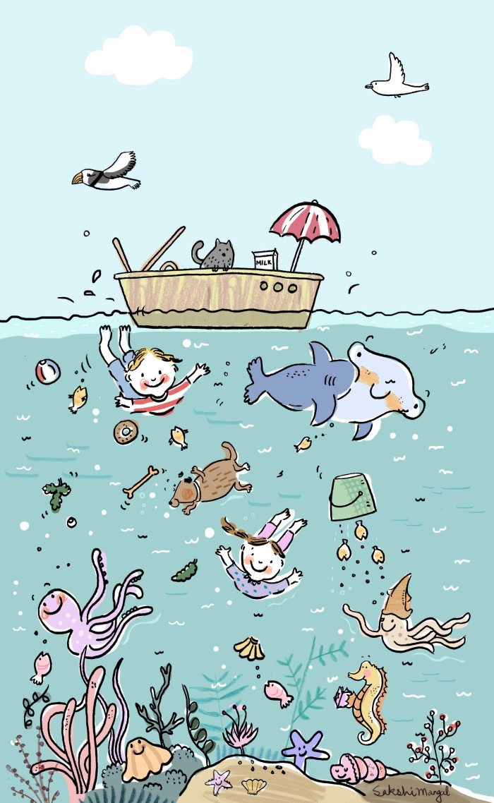 Explore the Open Waters with These Ocean Illustrations