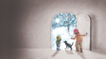 Opening the door to snow