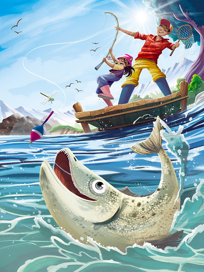 Sweet Illustrations of Fathers for Father's Day