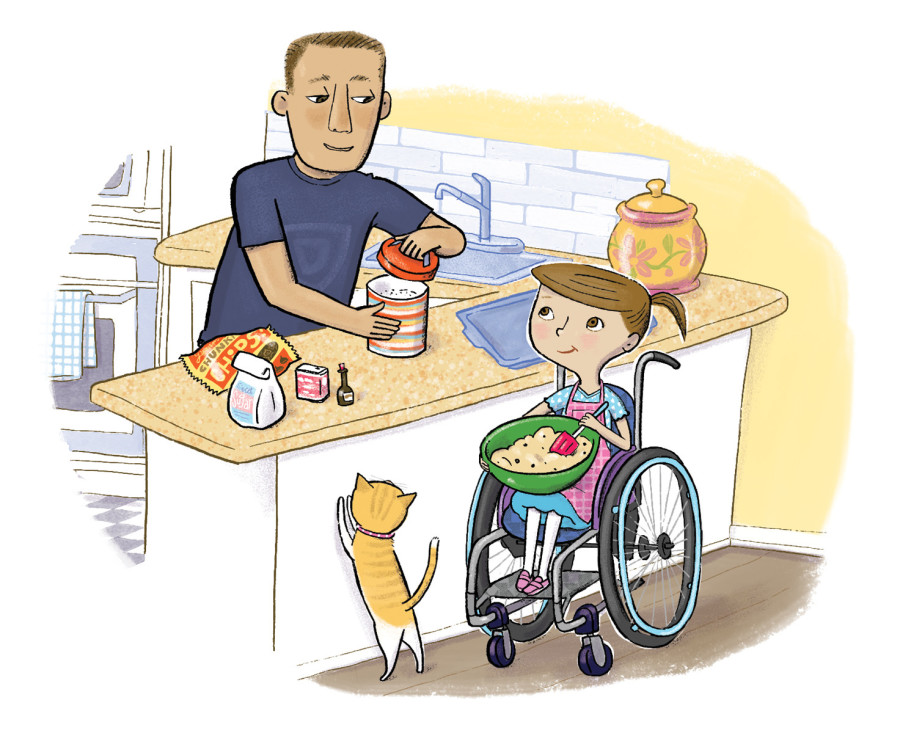 Sweet Illustrations of Fathers for Father's Day