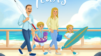 Nadia Ronquillo illustrates the childrens book Salty Tears
