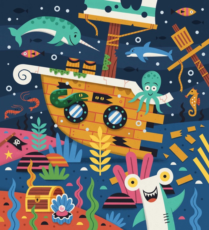 Explore the Open Waters with These Ocean Illustrations