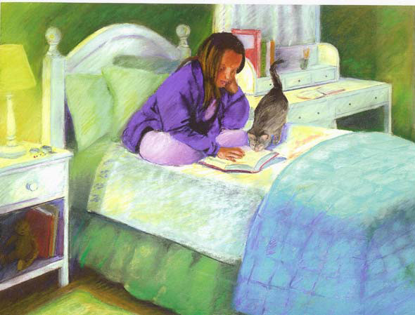 Illustration from "Emily's Bracelet" published by Cook Communications