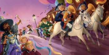 Fair and parade in Germany