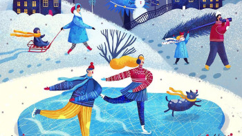 Winter skaters