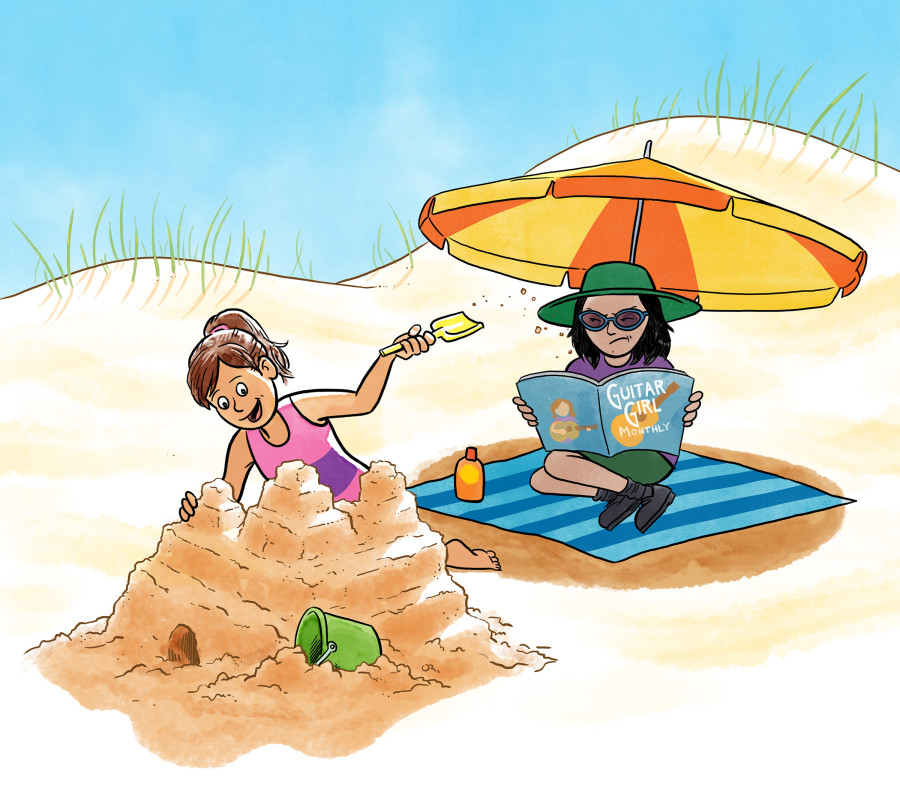 Grab Some Sunscreen and Dive Into These Beach Illustrations