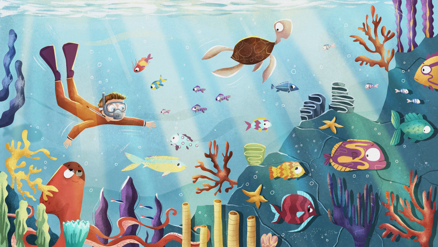 Explore the Open Waters with These Ocean Illustrations