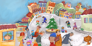 Christmas story  - The village