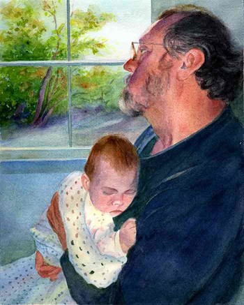 Precious time with your new Grandson