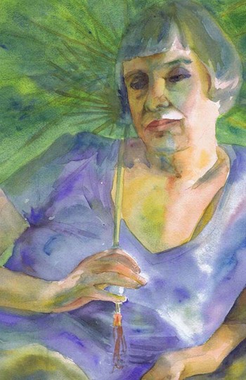Lady with a parasol