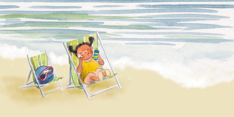 Grab Some Sunscreen and Dive Into These Beach Illustrations