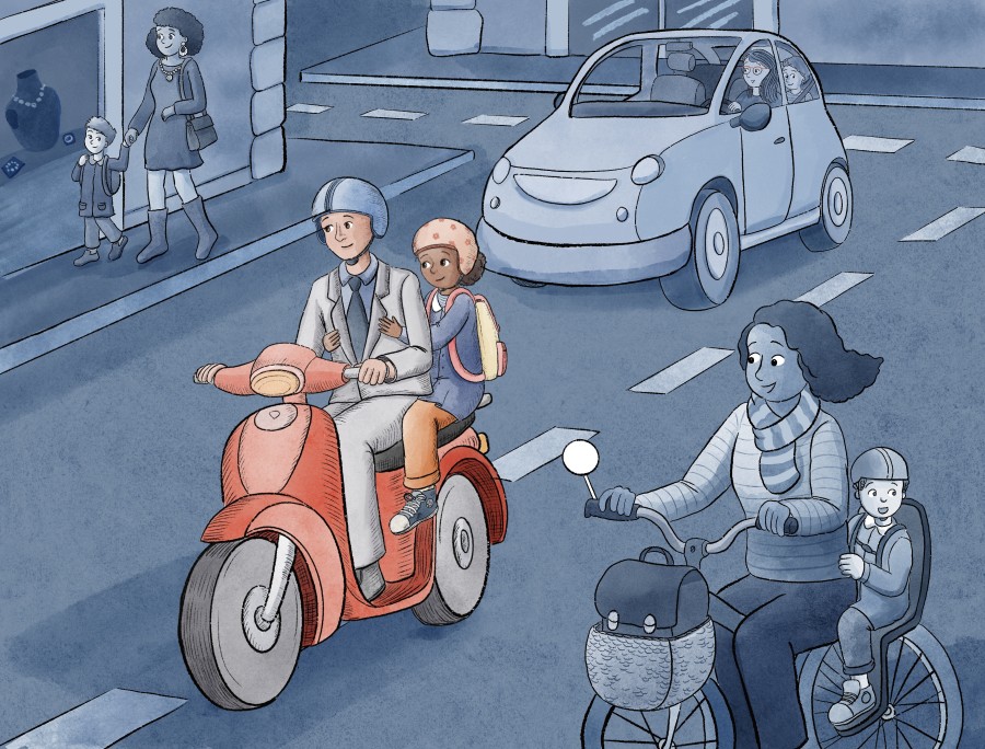 Sweet Illustrations of Fathers for Father's Day