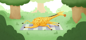 Giraffe Stretching