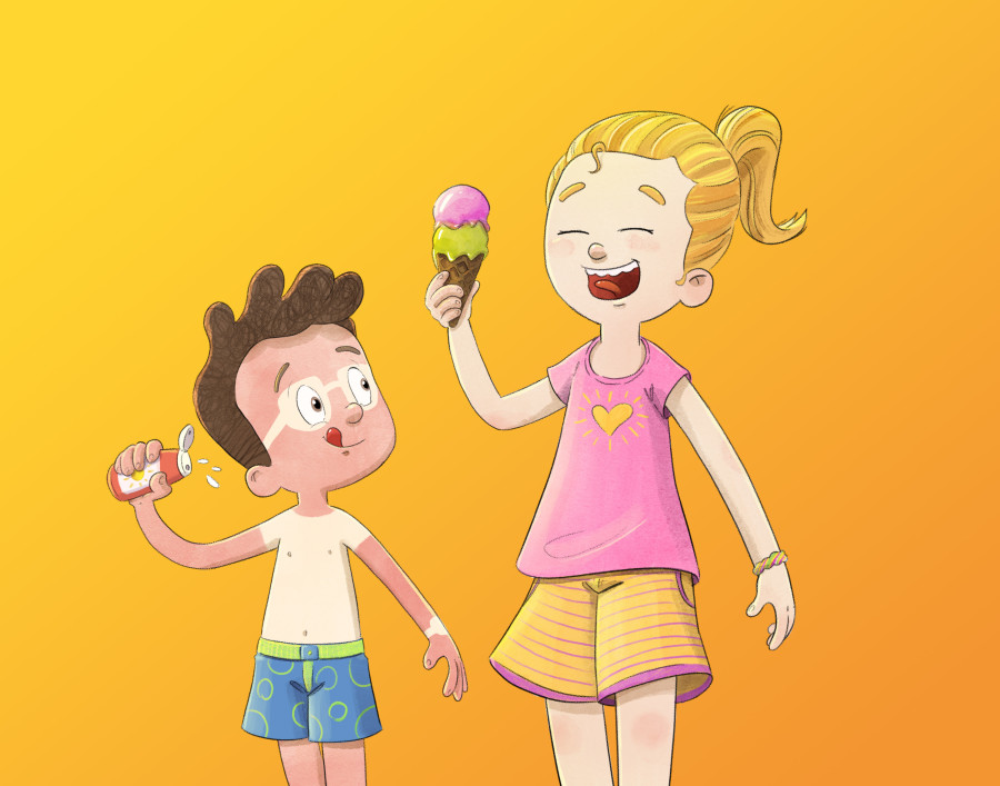 Chill Out This Summer with These Ice Cream Illustrations!