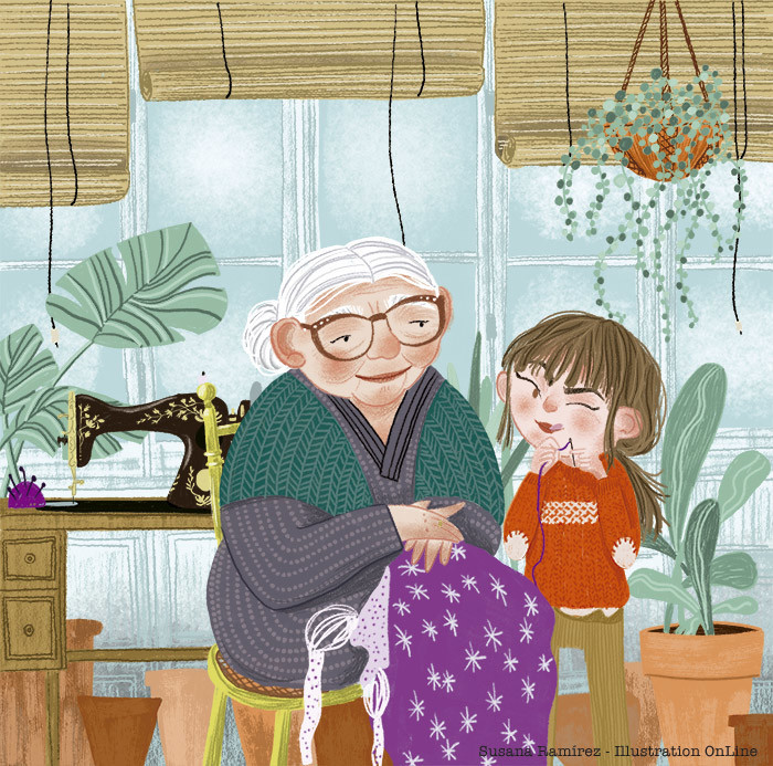 Send Out Love to Grandma and Grandpa with These Grandparent’s Day Illustrations!