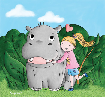 Holly Hugs Hairy Hippos