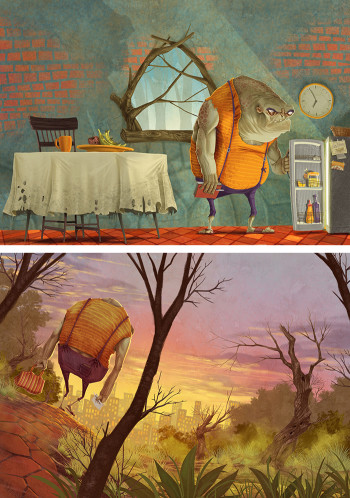 Zombie's daily life