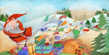 Santa - everything flies