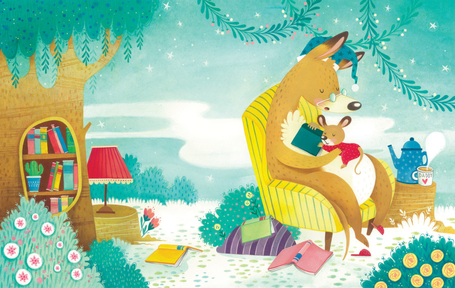 Sweet Illustrations of Fathers for Father's Day
