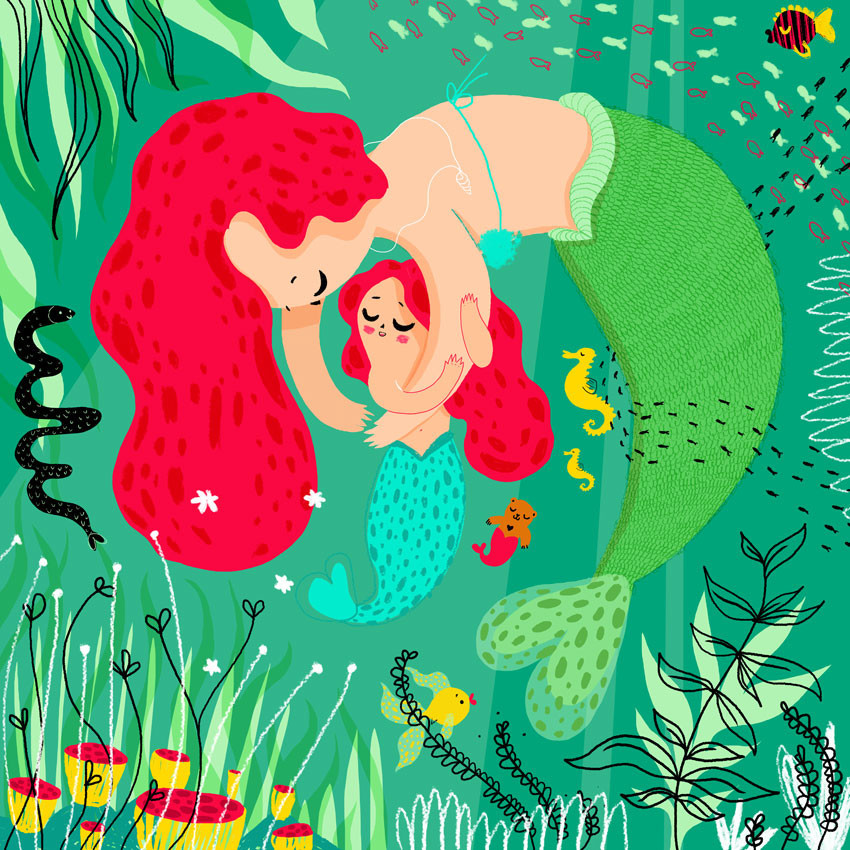 Marvel at These Mesmerising Illustrations of Mermaids to Celebrate MerMay!