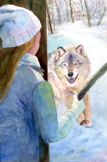 Hiding from the wolf