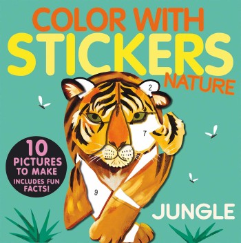Colour with Stickers Nature Jungle