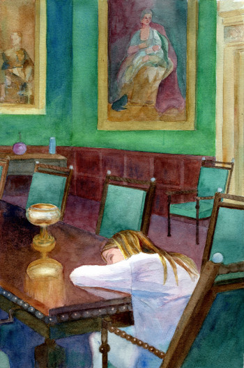 Asleep in the castle