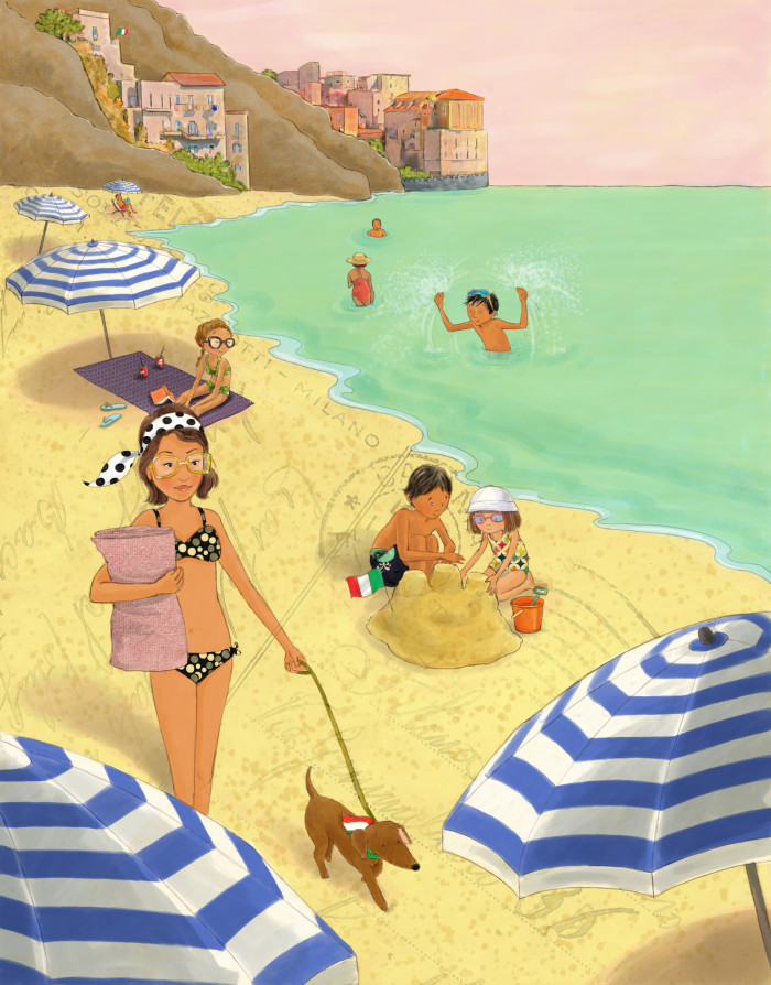 Grab Some Sunscreen and Dive Into These Beach Illustrations