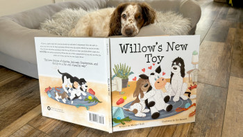 A book about siblings featuring Golden Doodles