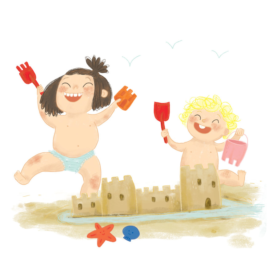 Grab Some Sunscreen and Dive Into These Beach Illustrations