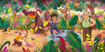 Jungle family adventure