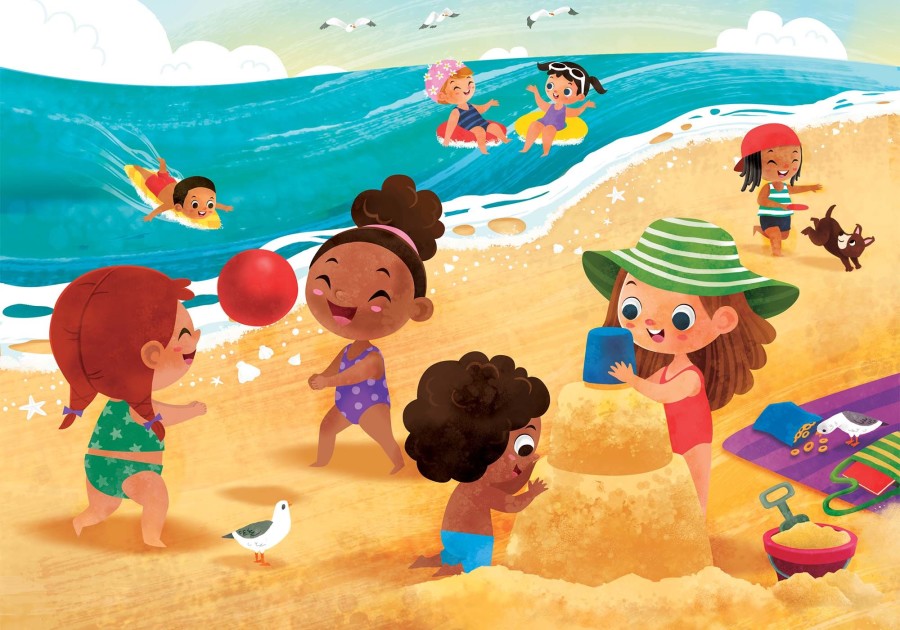 Grab Some Sunscreen and Dive Into These Beach Illustrations
