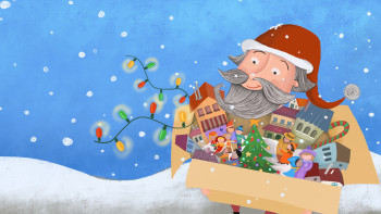 Christmas story  - The cover - Santa