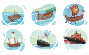 The little droplef and an the old ship / Капелька и Старый Корабль