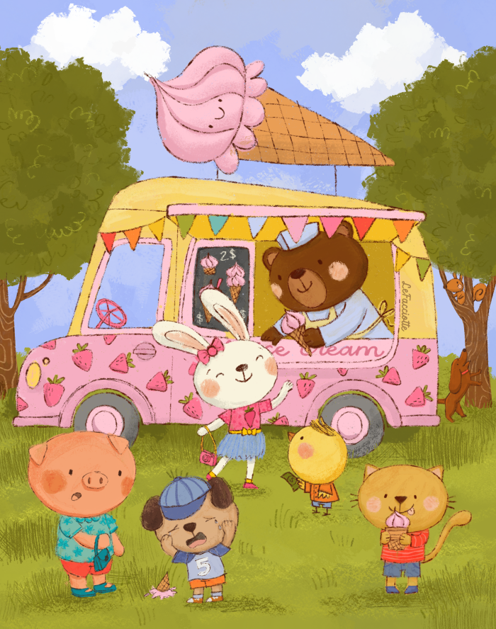 Chill Out This Summer with These Ice Cream Illustrations!