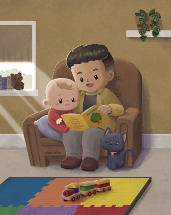 Reading with Dad